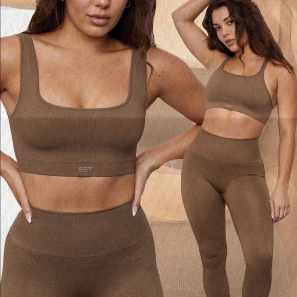 SET Active Pants - Set Active Brown Set